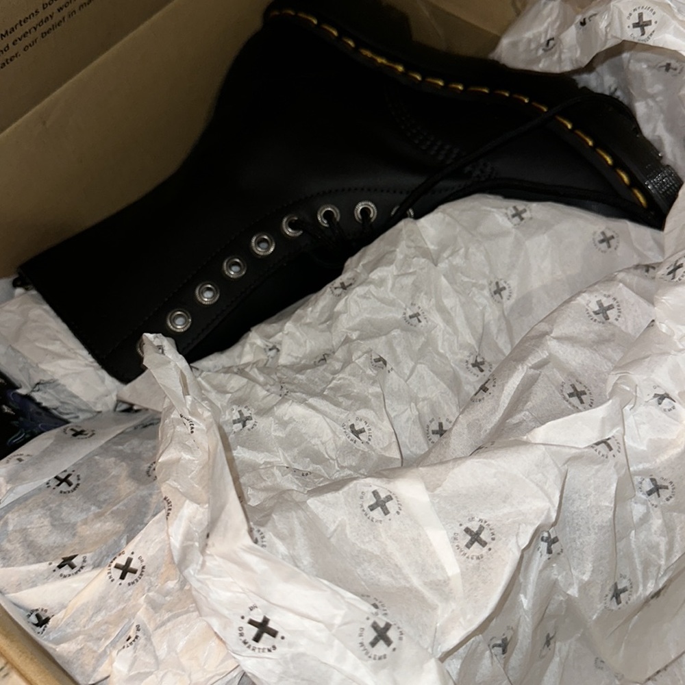 Dr Marten 1490 Mystic Garden Boot started floral lace up shoes rare new in box - Picture 6 of 7